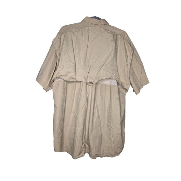 Columbia PFG Shirt Mens XL Tan Vented Fishing Outdoor - Picture 10 of 16